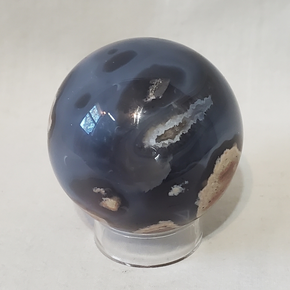 **SOLD** Volcano Agate Sphere UV Reactive - Picture 1 of 5